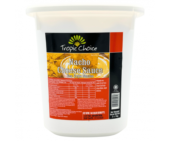 Tropic Choice | Nacho Cheese Sauce | 3x1kg/tub | 玉米片奶酪酱 | MY